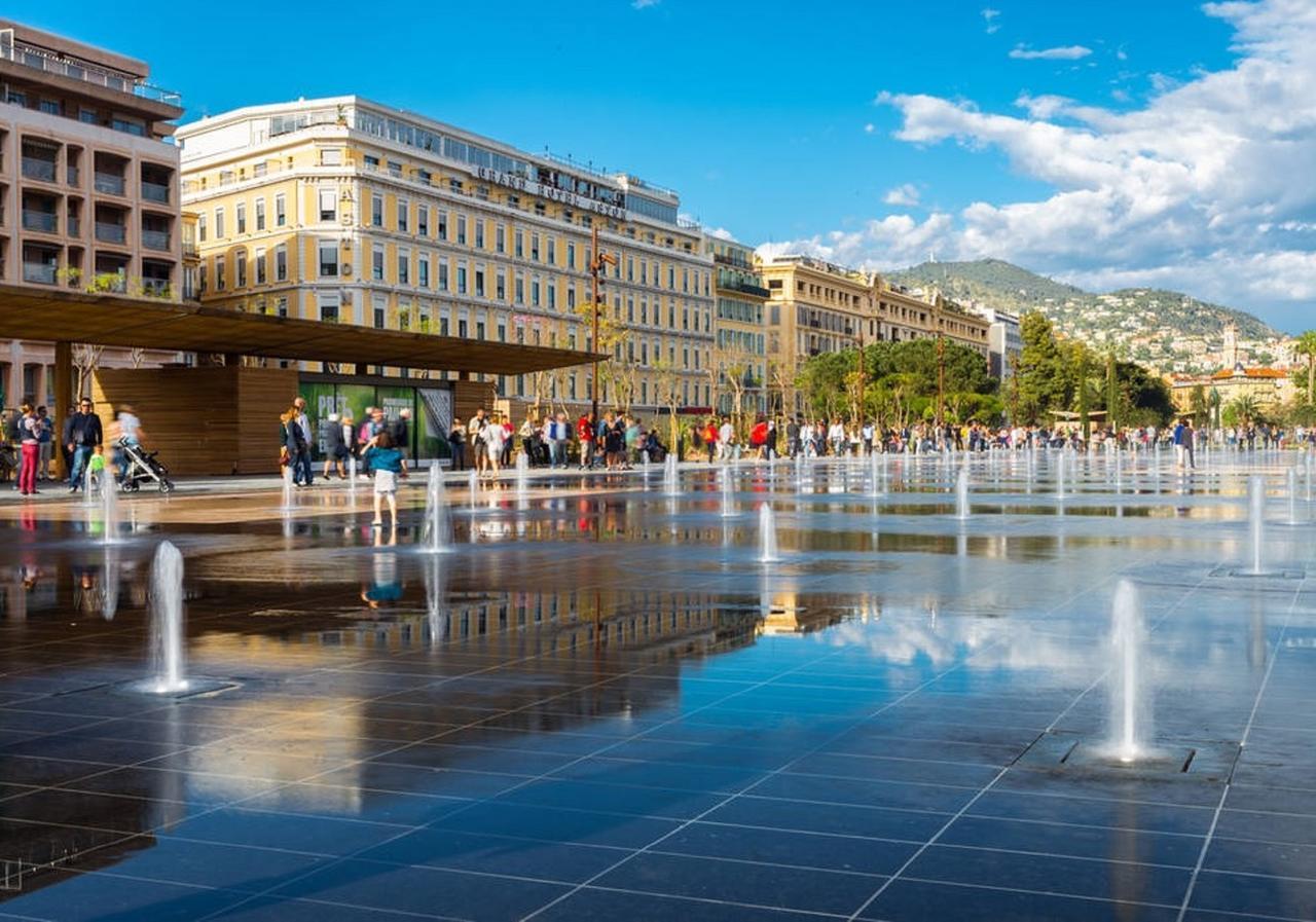 Grand H -F2, Face Vieux- Nice, Terrasse, Ascenseur, Climatisation, Terrace - Nice City Center Exterior photo