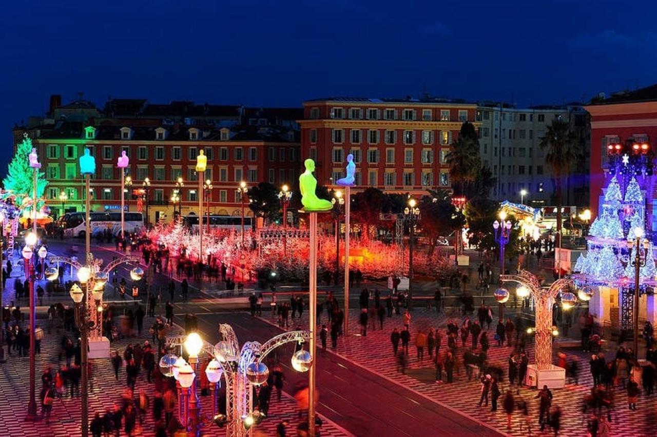 Grand H -F2, Face Vieux- Nice, Terrasse, Ascenseur, Climatisation, Terrace - Nice City Center Exterior photo